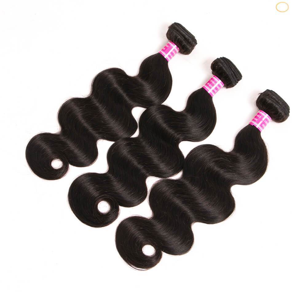 VRBest Indian Virgin Body Wave 4 Bundles Unprocessed Human Hair