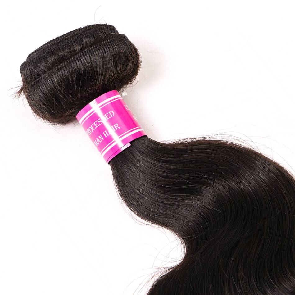 VRBest Brazilian Virgin Human Hair Body Wave 4 Bundles