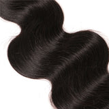VRBest Peruvian Virgin Hair Body Wave 3 Bundles With 4x4 Lace Closure