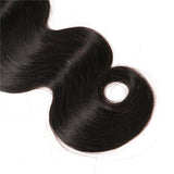 VRBest Brazilian Virgin Hair Body Wave 3 Bundles With 4x4 Lace Closure
