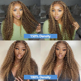 Highlight Curly Lace Front Wigs