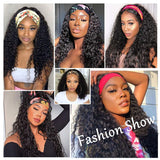 Deep Wave Headband Wigs