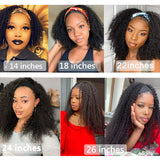 Headband Wigs Kinky Curly 