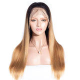 VRBest 1B/27 Ombre 13x4 Lace Front Huamn Hair Wigs