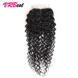 VRBest Curly Virgin Human Hair Closure 4x4 Lace Closure