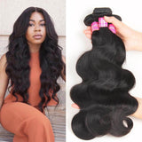 VRBest Brazilian Virgin Human Hair Body Wave 4 Bundles