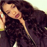 VRBest 4 Bundles Indian Virgin Hair Loose Wave With 13x4 Lace Frontal Closure