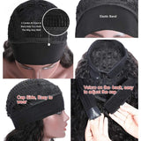 Headband Human Hair Wigs