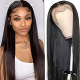 VRBest Silky 13x4 Lace Front Wigs Straight Human Hair Wigs